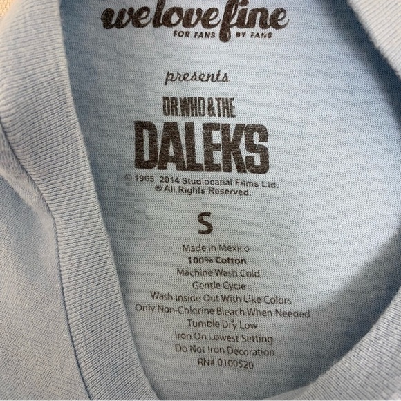 Dr. Who & The Daleks Men’s Tee Shirt - Picture 4 of 4